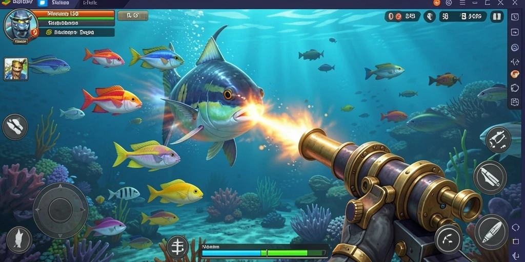 Tangkapan layar pertama menunjukkan petualangan mendebarkan di dalam game.