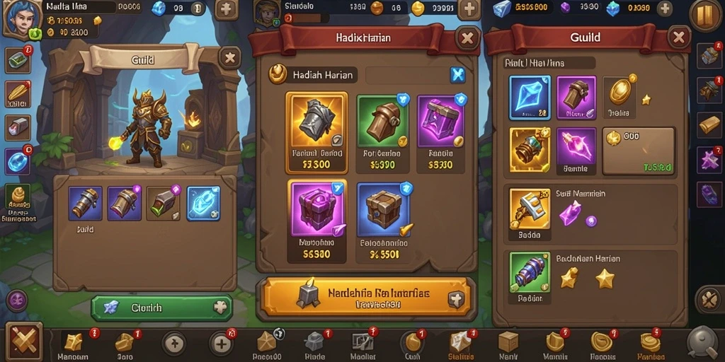 Tampilan awal aplikasi dengan menu yang intuitif.