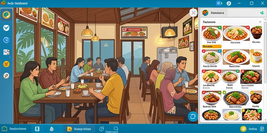 Tampilan antarmuka yang user-friendly.
