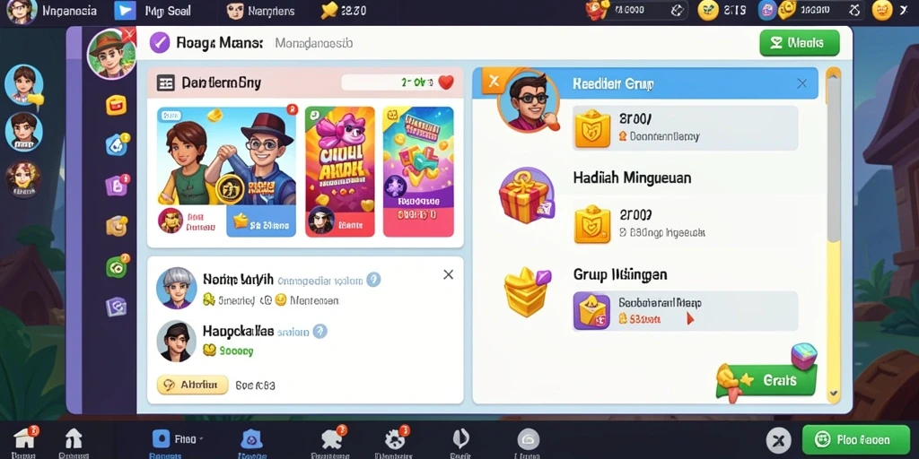 Tampilan antarmuka yang menarik dan intuitif.